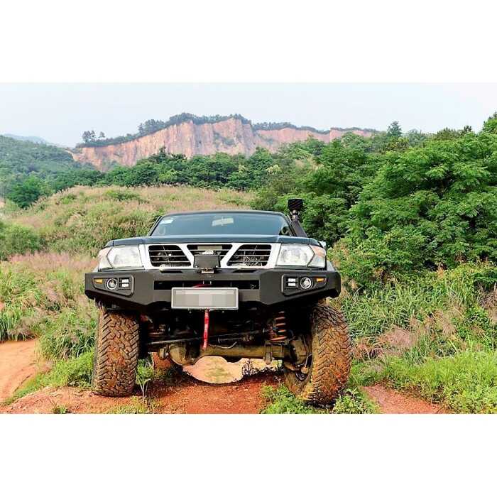 Pare choc aluminium Sandkat 4x4 - Nissan Patrol Y61 avant 2004