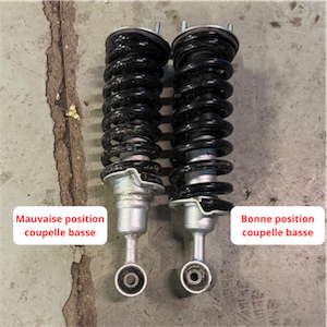 Sandkat4X4 Kit Suspension Sandkat4x4 - Rehausse env. 5 cm - Pickup Mercedes Classe X - Charge +70kg/+250kg