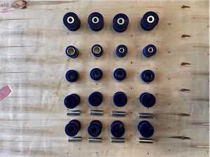 Sandkat4X4 Kit complet de silentbloc polyuréthane - Nissan Patrol Y60