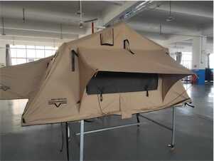 Sandkat4X4 J&Max by Sandkat4x4 - EASY - Tente de toit portefeuille couleur sable - 2 personnes