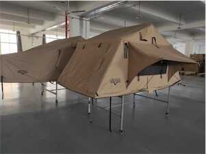 Sandkat4X4 J&Max by Sandkat4x4 - EASY - Tente de toit portefeuille couleur sable - 2 personnes